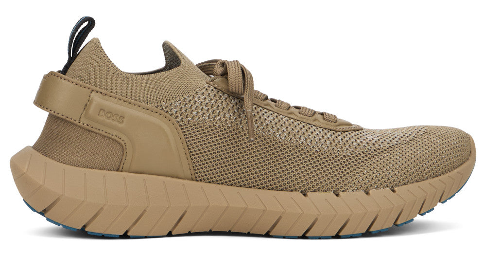 Brown Lace-up Sneakers 2
