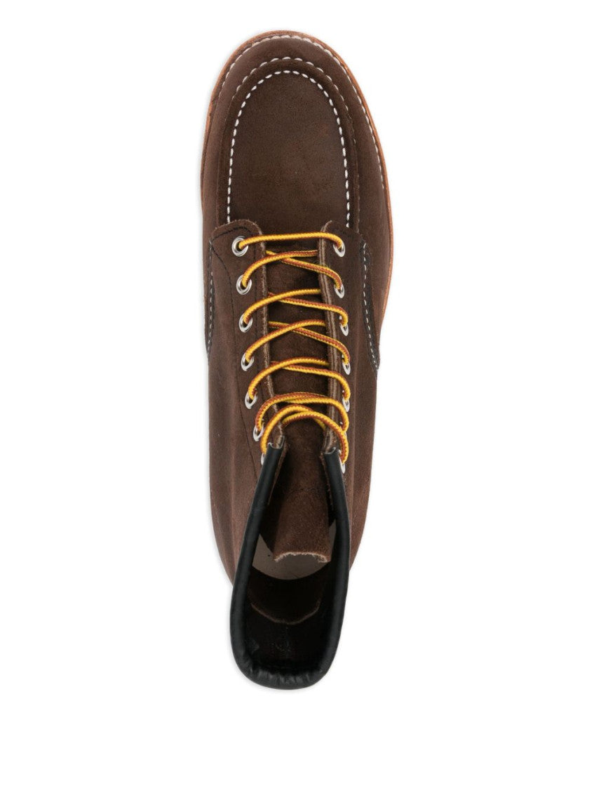 Brown Lace-up Boots 4