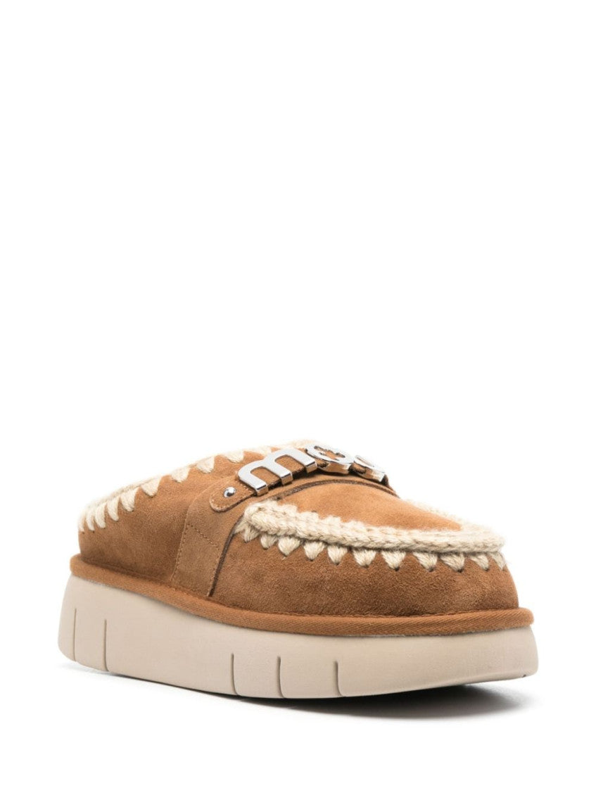 Brown Logo Sandals 2