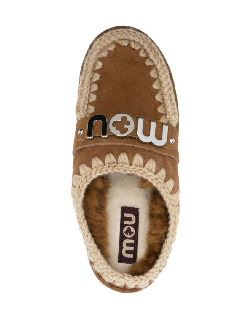 Brown Logo Sandals 3
