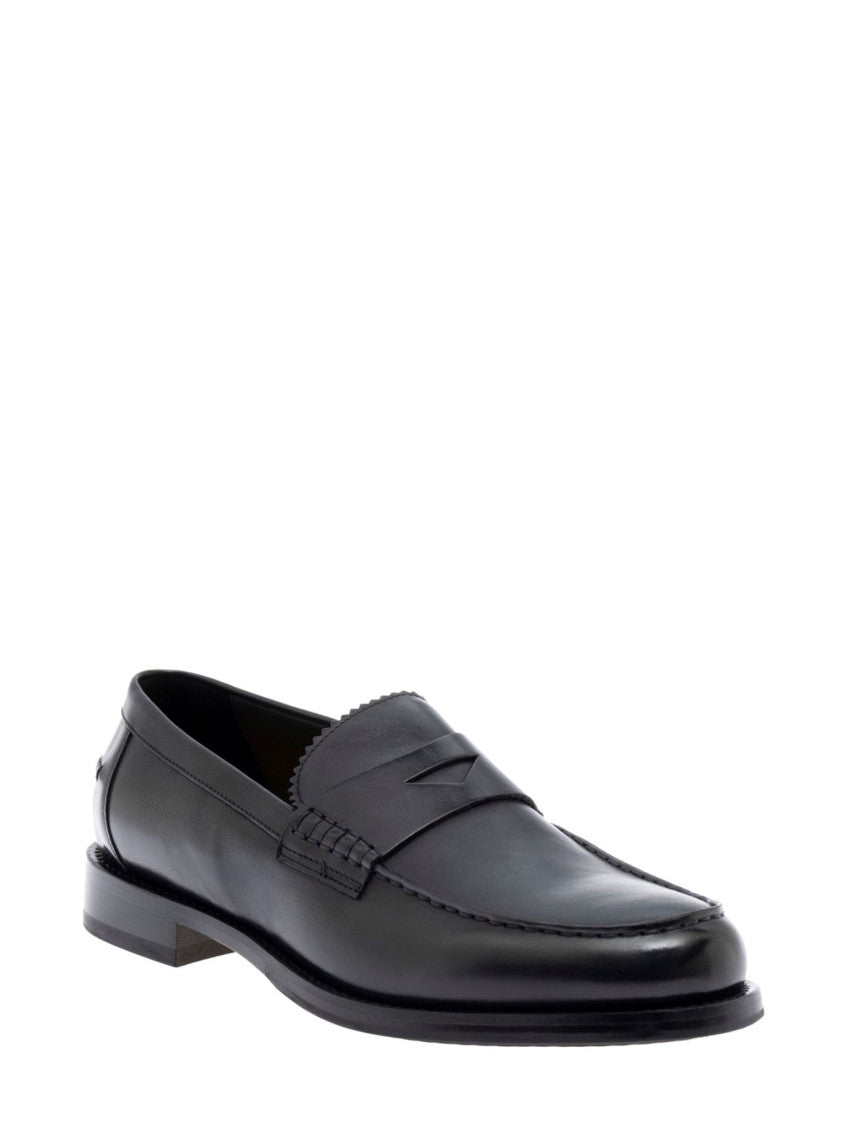 Black Leather Loafers 2