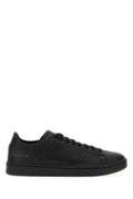 Black Leather Sneakers 1