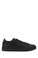Black Leather Sneakers 1