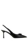 Black Leather Pumps 1