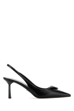 Black Leather Pumps 1