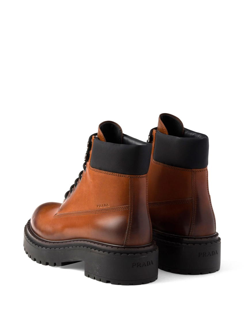 Brown Leather Ankle Boots 3