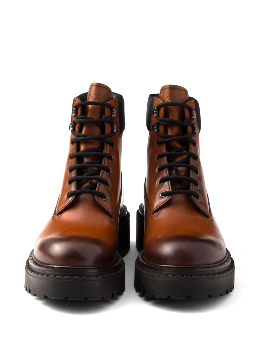 Brown Leather Ankle Boots 5