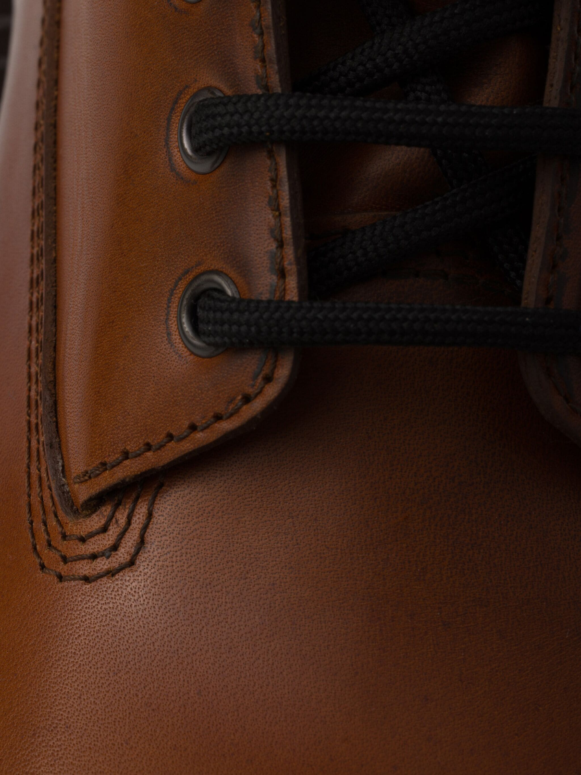 Brown Leather Ankle Boots 6