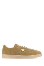 Beige Suede Sneakers 1