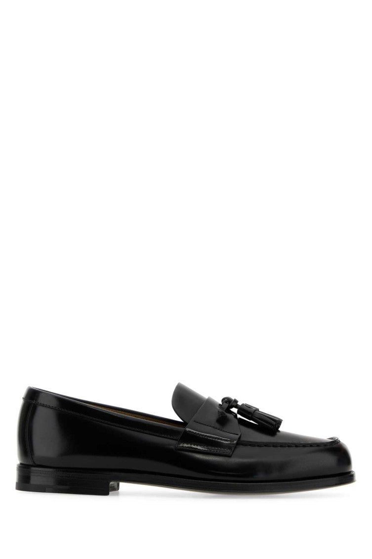 Black Leather Loafers 1