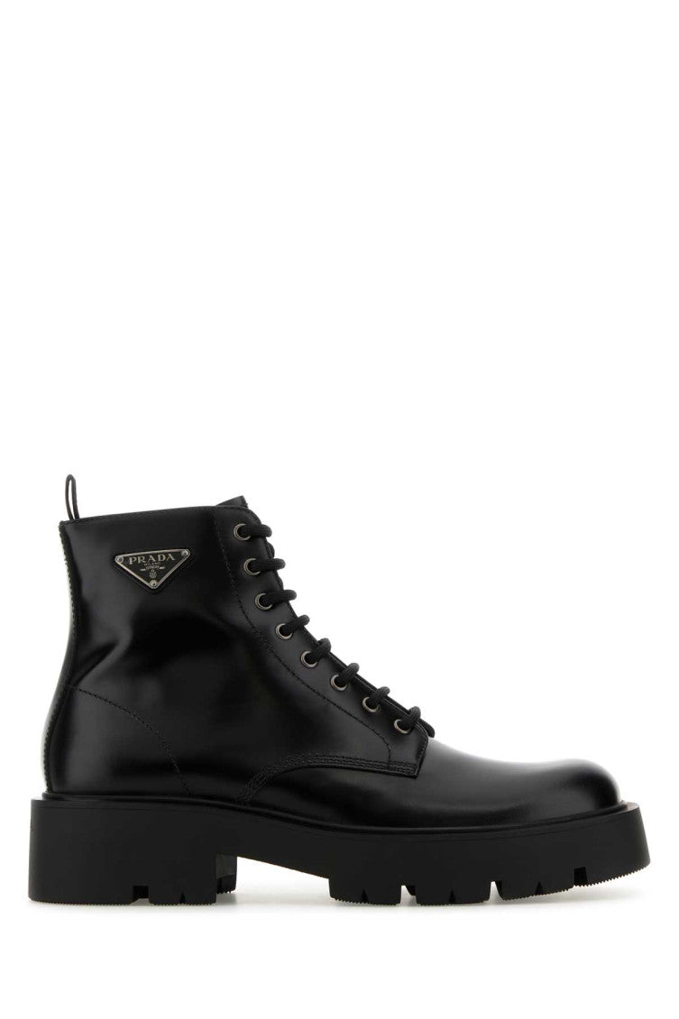 Black Leather Ankle Boots 1