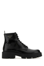 Black Leather Ankle Boots 1