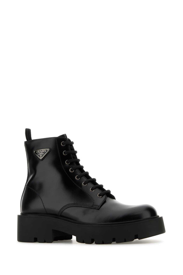 Black Leather Ankle Boots 2