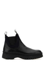 Black Leather Ankle Boots 1