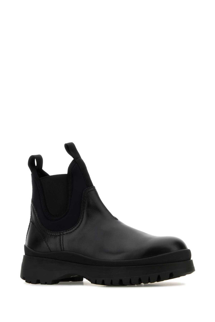 Black Leather Ankle Boots 2