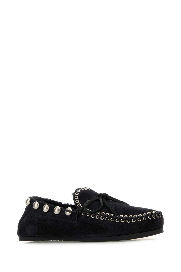 Black Suede Fitza Loafers 2