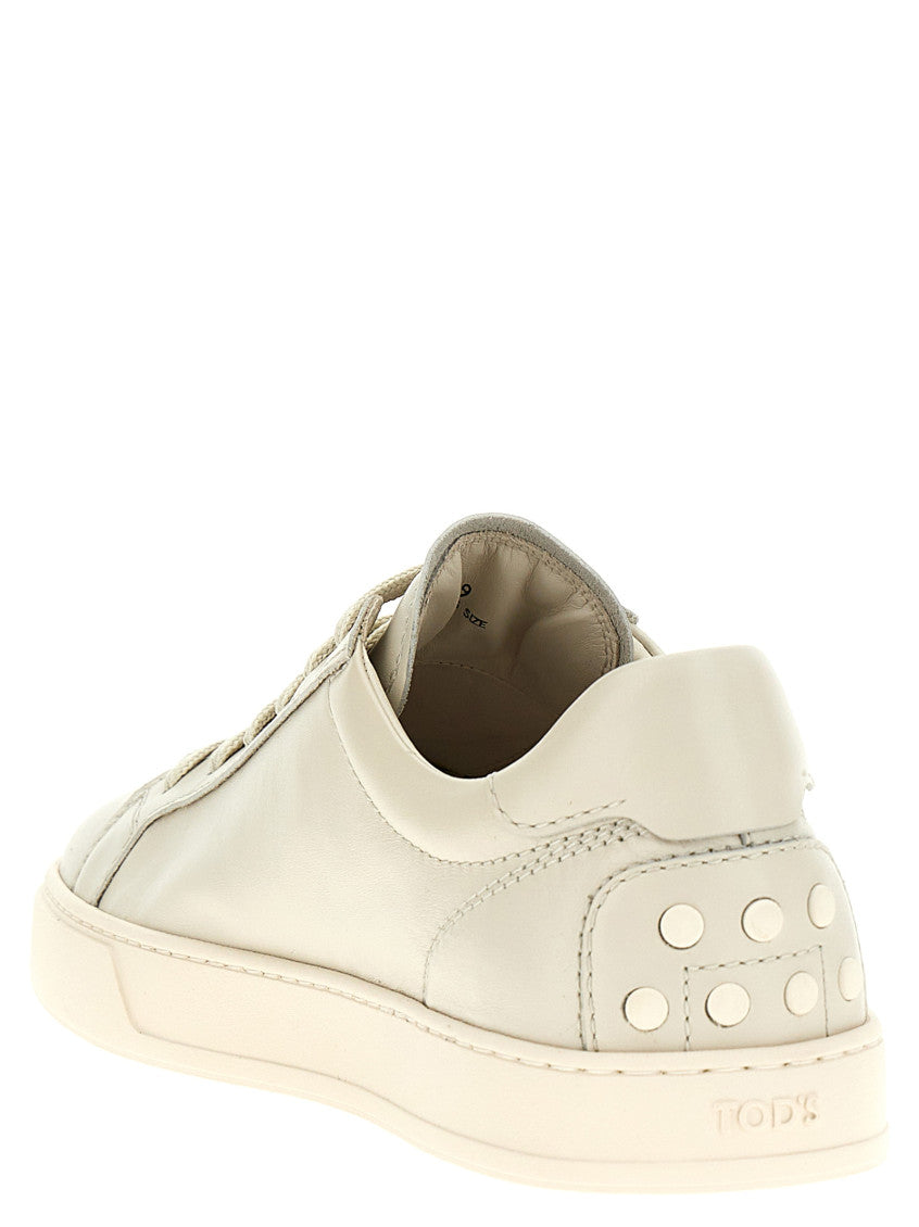 White Lace Up Sneakers 3