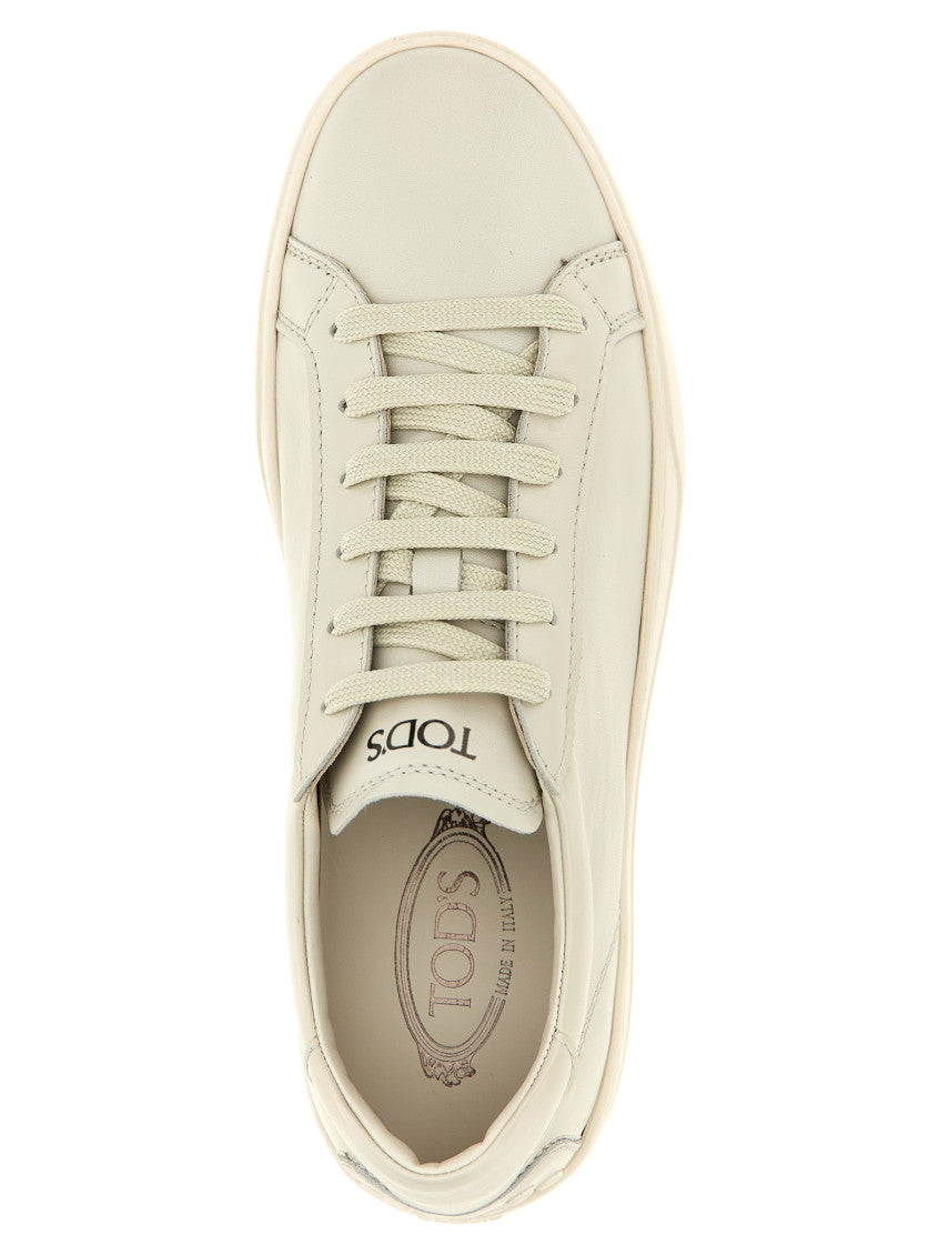 White Lace Up Sneakers 4