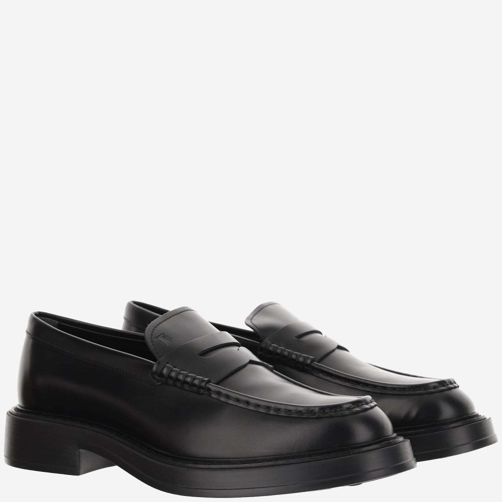 Black Slip On Loafers 3