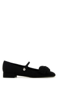 Black Round Toe Ballet Flats 1