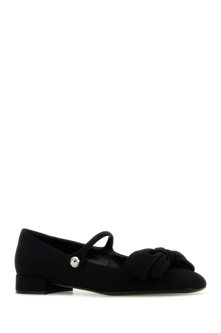 Black Round Toe Ballet Flats 2