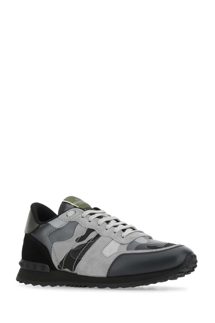 Black Rockrunner Camouflage Sneakers 2