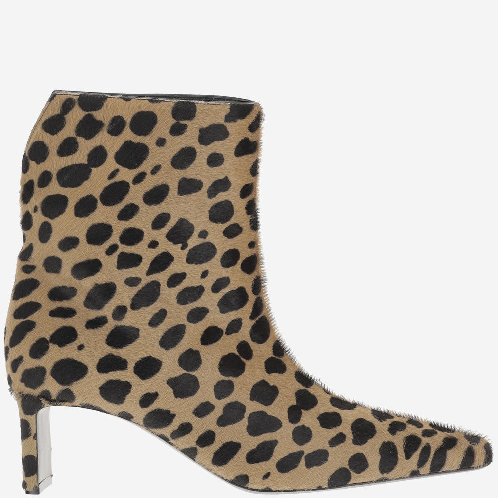 Leopard Print Ankle Boots 1