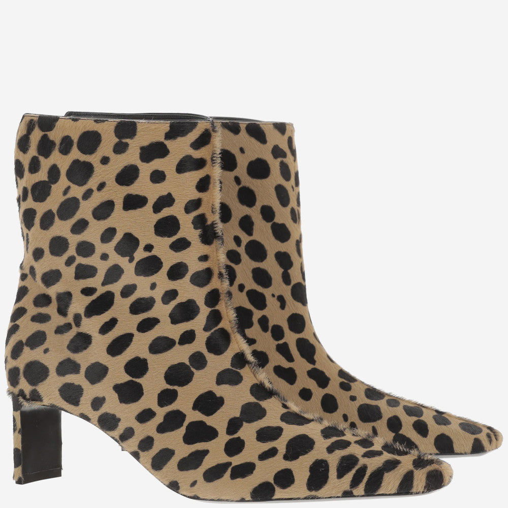 Leopard Print Ankle Boots 2