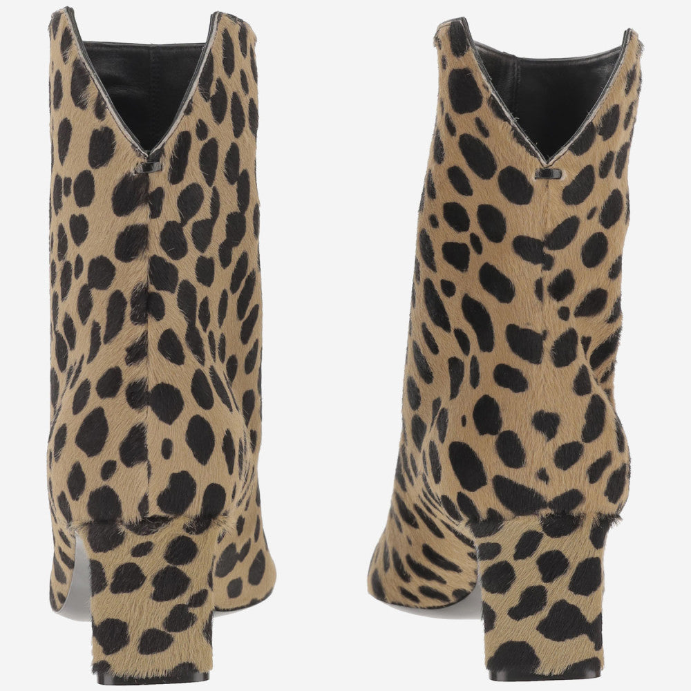 Leopard Print Ankle Boots 3