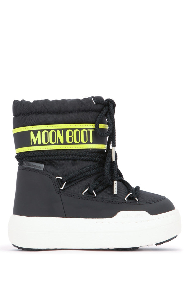Kids Black Logo Boots 1