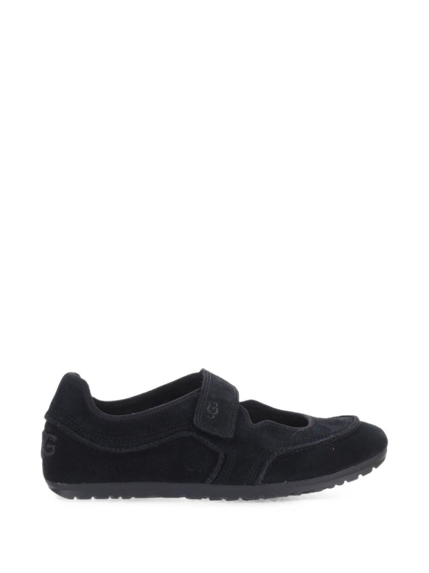 Black Quill Mary-Jane Ballet Flats 1