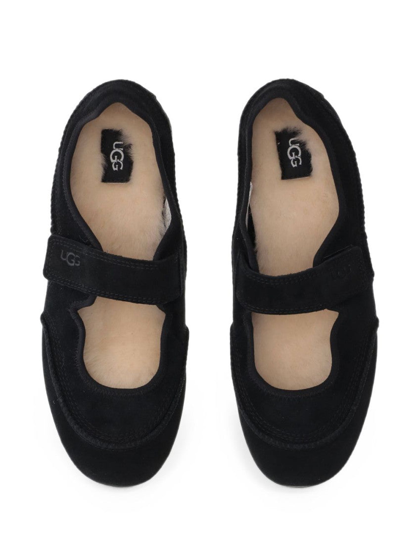 Black Quill Mary-Jane Ballet Flats 5