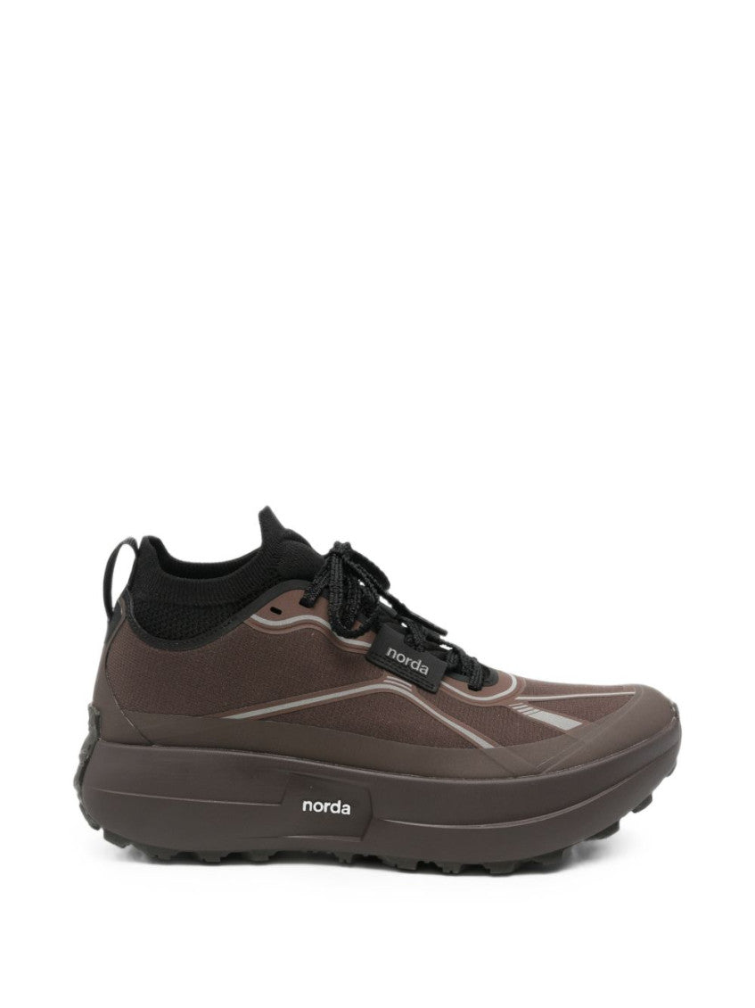 Brown Logo Sneakers 1