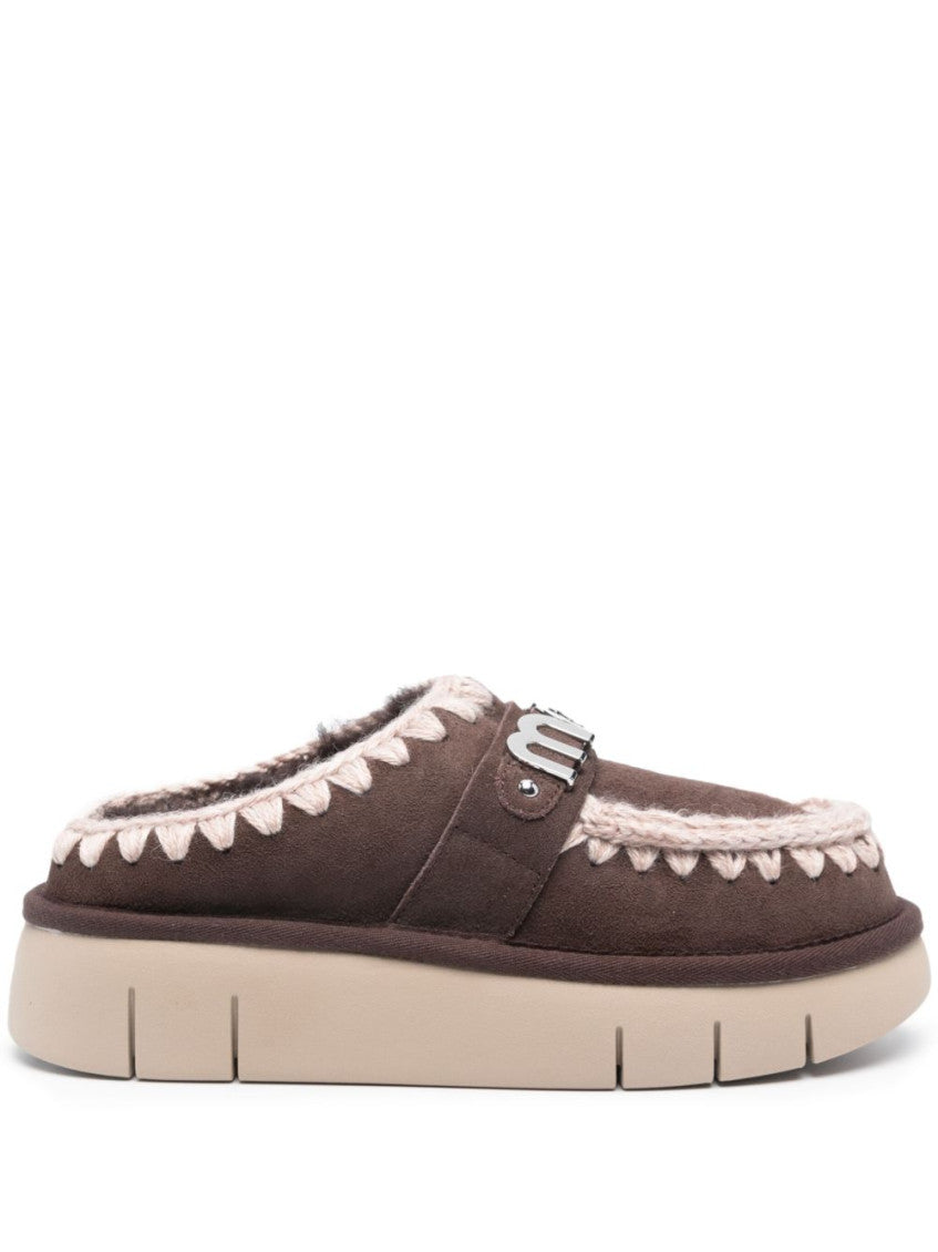 Brown Bounce Mules 1