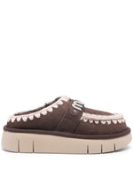 Brown Bounce Mules 1