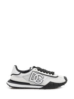 BlackWhite Logo Sneakers 1