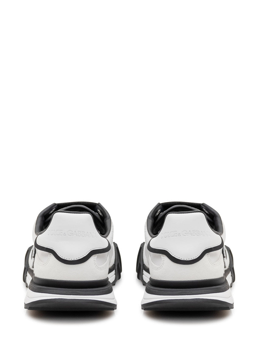 BlackWhite Logo Sneakers 3