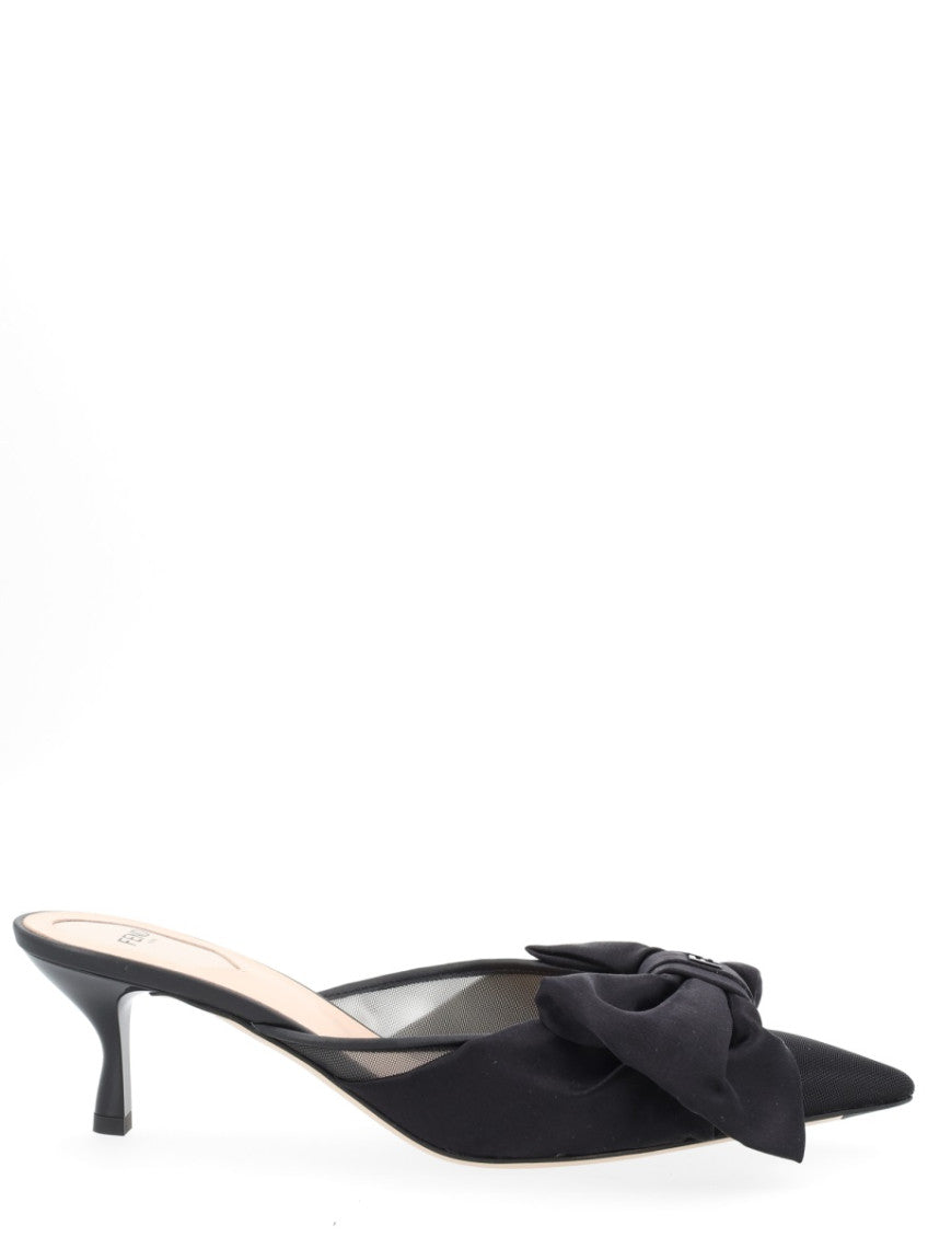 Black Colibri Bow Pumps 1