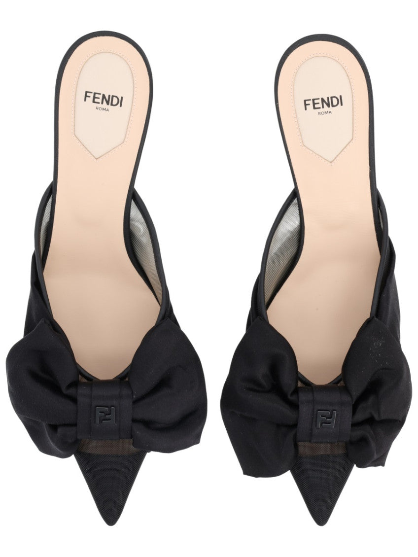 Black Colibri Bow Pumps 5