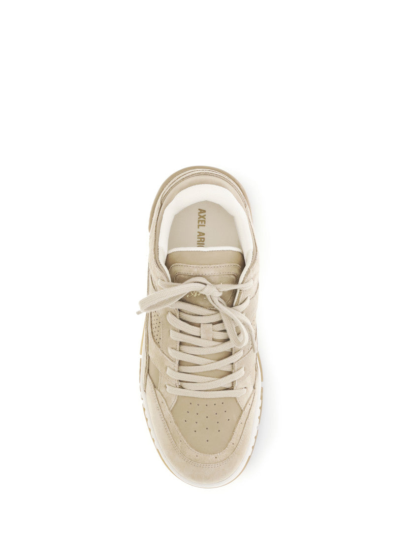 Beige Area-Lo Fluffy Sneakers 3