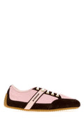 Pink Logo Slim Sneakers 1