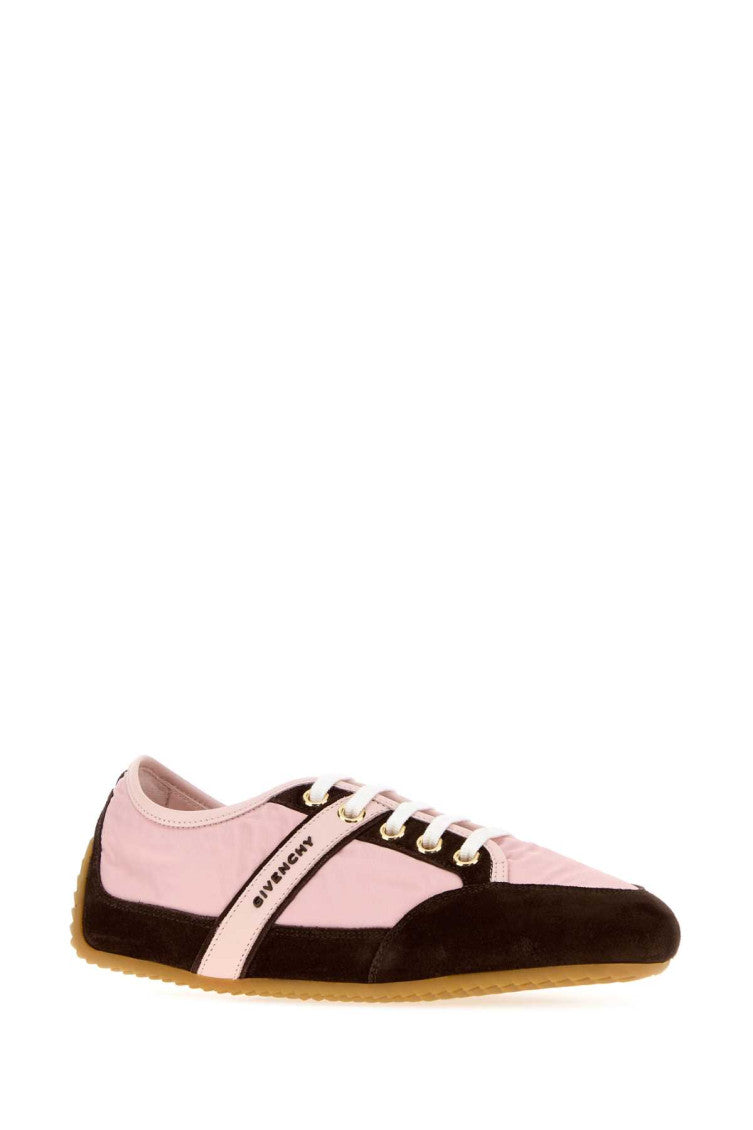 Pink Logo Slim Sneakers 2