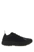Black Lace-up Logo Sneakers 1