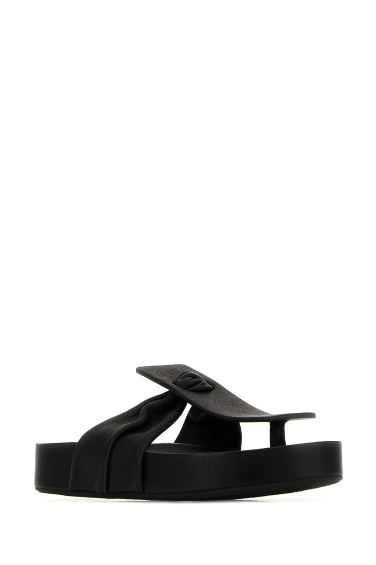 Black Fusbet Sandals 2