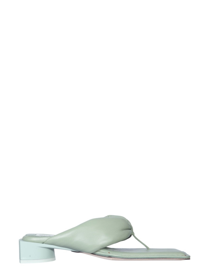 Green Anais Sandals 1
