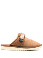 Brown Logo Mules 1