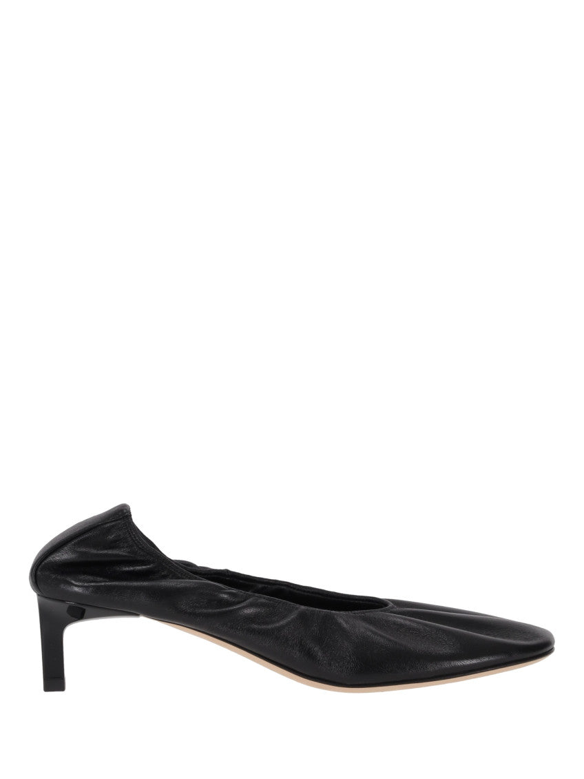 Black Leather Pumps 1
