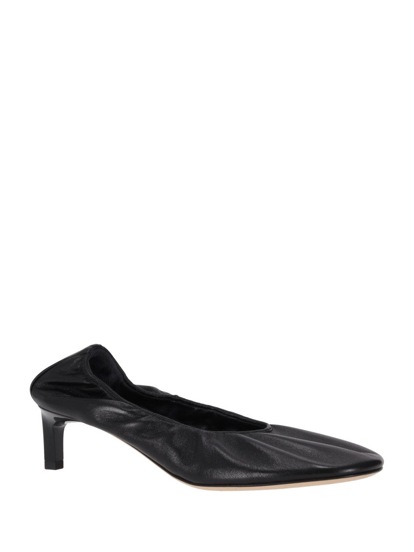 Black Leather Pumps 2