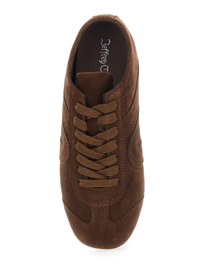 Brown Suede Aleta Sneakers 4