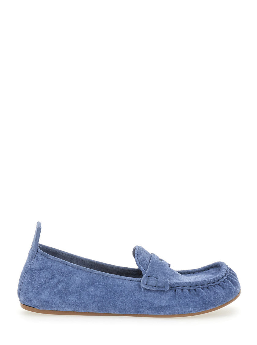 Blue Suede Loafers 1